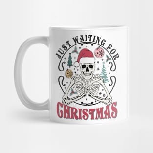 "Im Waiting for Christmas" Skeleton Mug